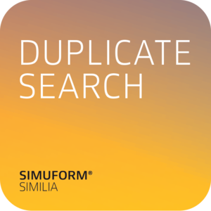 DUPLICATE SEARCH - Dublettensuche mit SIMUFORM SIMILIA